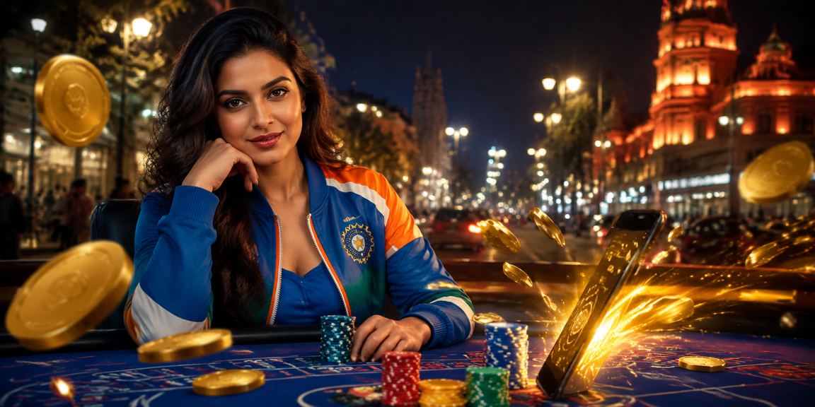IPL night match lighting up the stadium in Mumbai